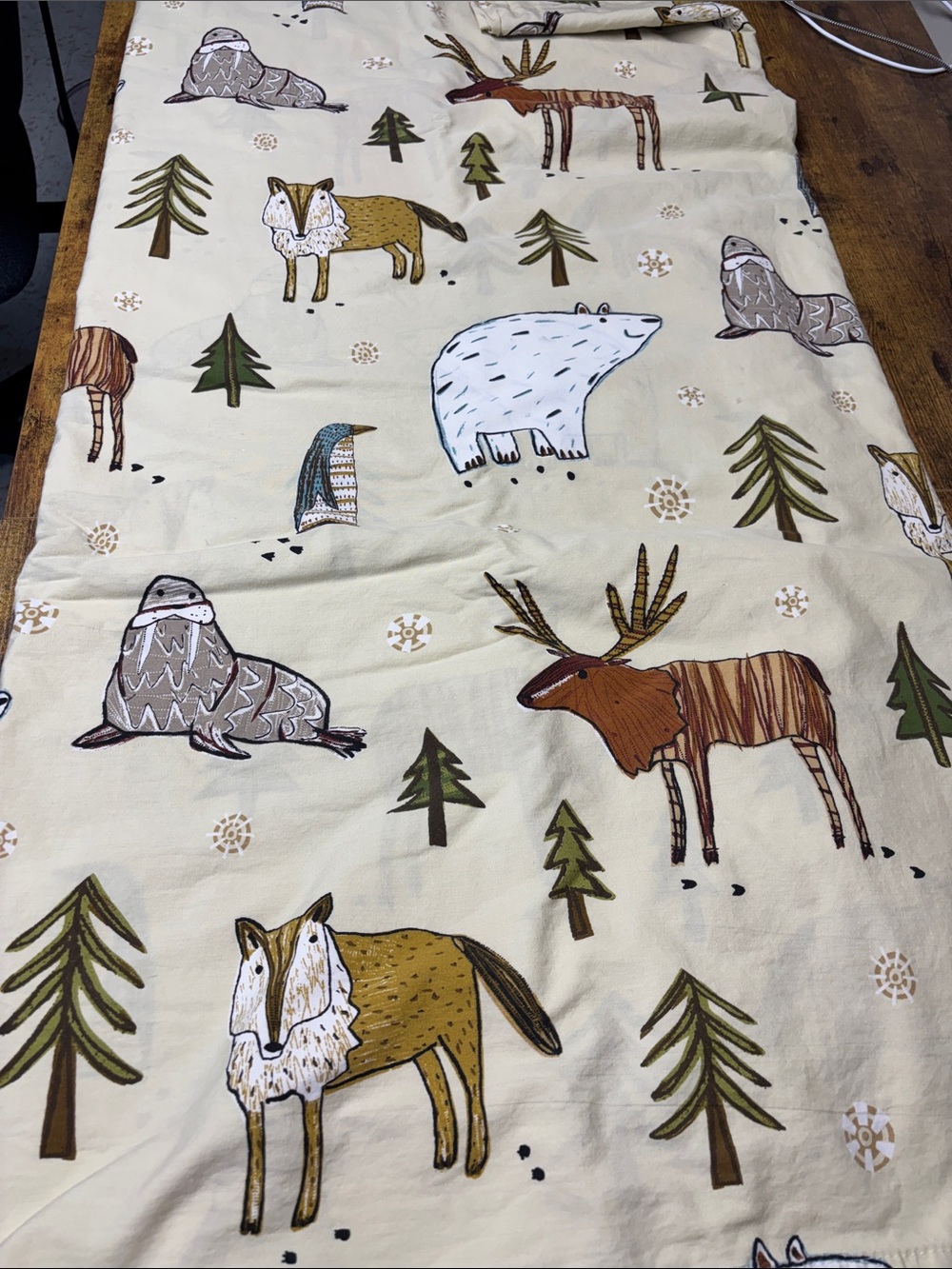 The Company Store Queen Size Animal Print duvet